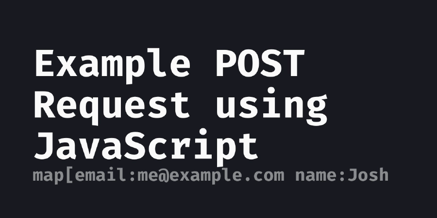 javascript api post request example